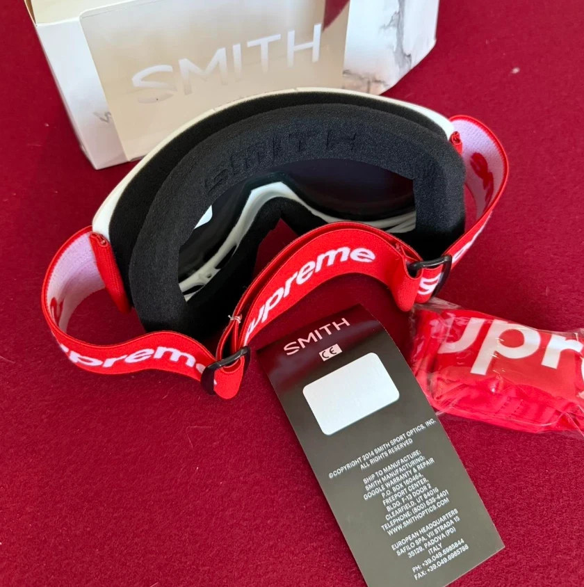 Supreme Smith FW15 Inflatable White Ski Snowboard Off-Road Goggles 2017 New Gift