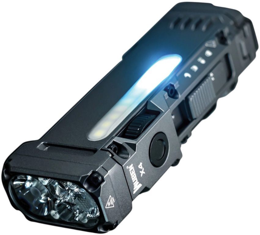 WUBEN X4 Rechargeable Flashlight Resists Water/Impact Turbo-Moon Mode Battery