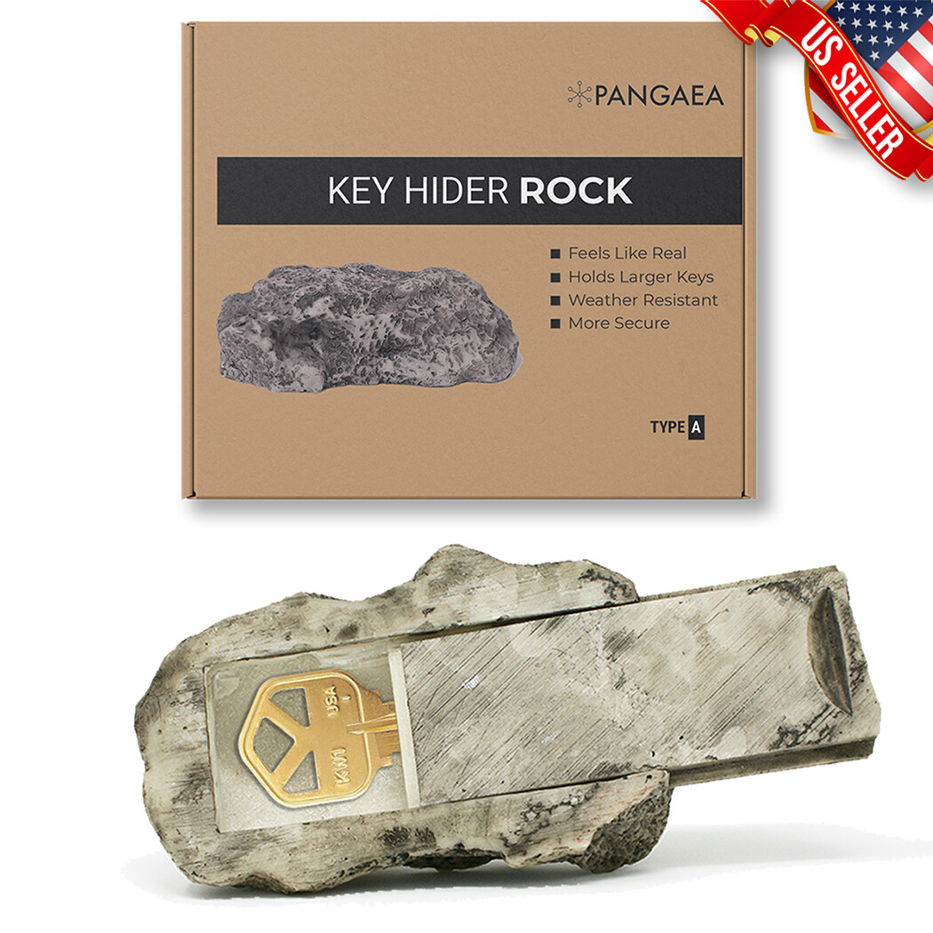 OUTDOOR ROCK HIDE A KEY HOUSE HOME Emergency Spare Key Car Holder Hider Safe
