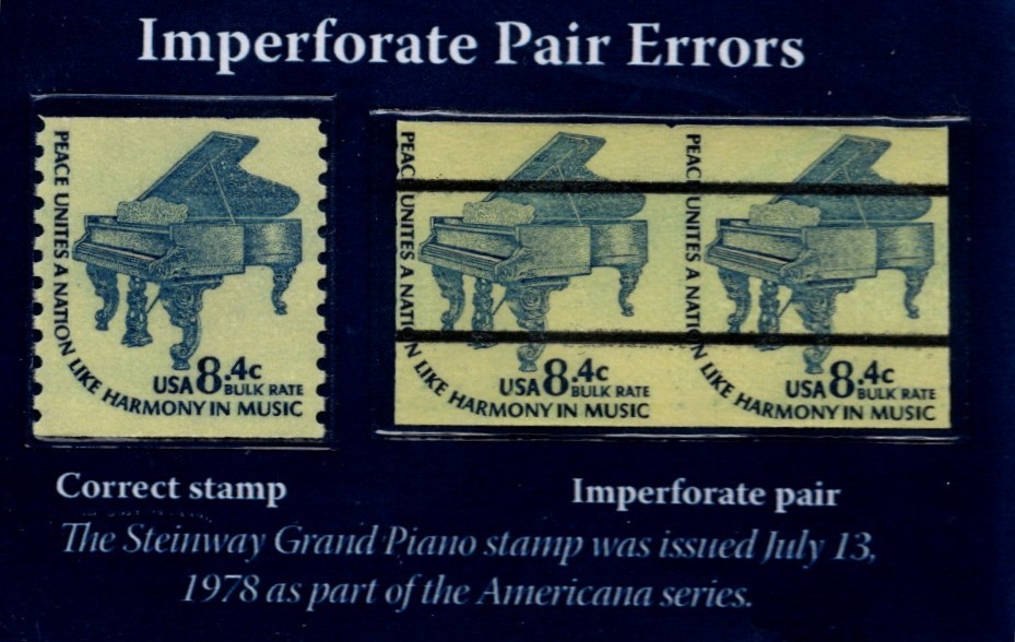 Centsational MNH EFO Error Extraordinary US Stamp Errors Folio