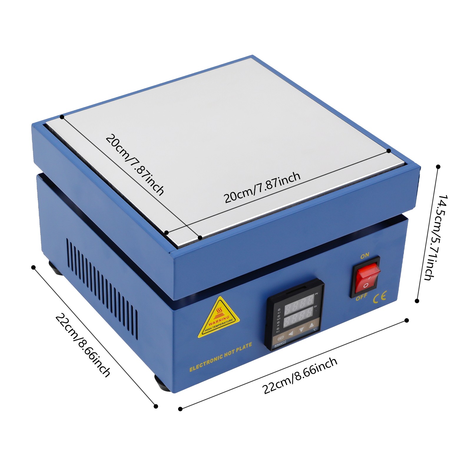 Hot Plate 752°f 850w Electric Soldering With Led Display For Pcb Rework