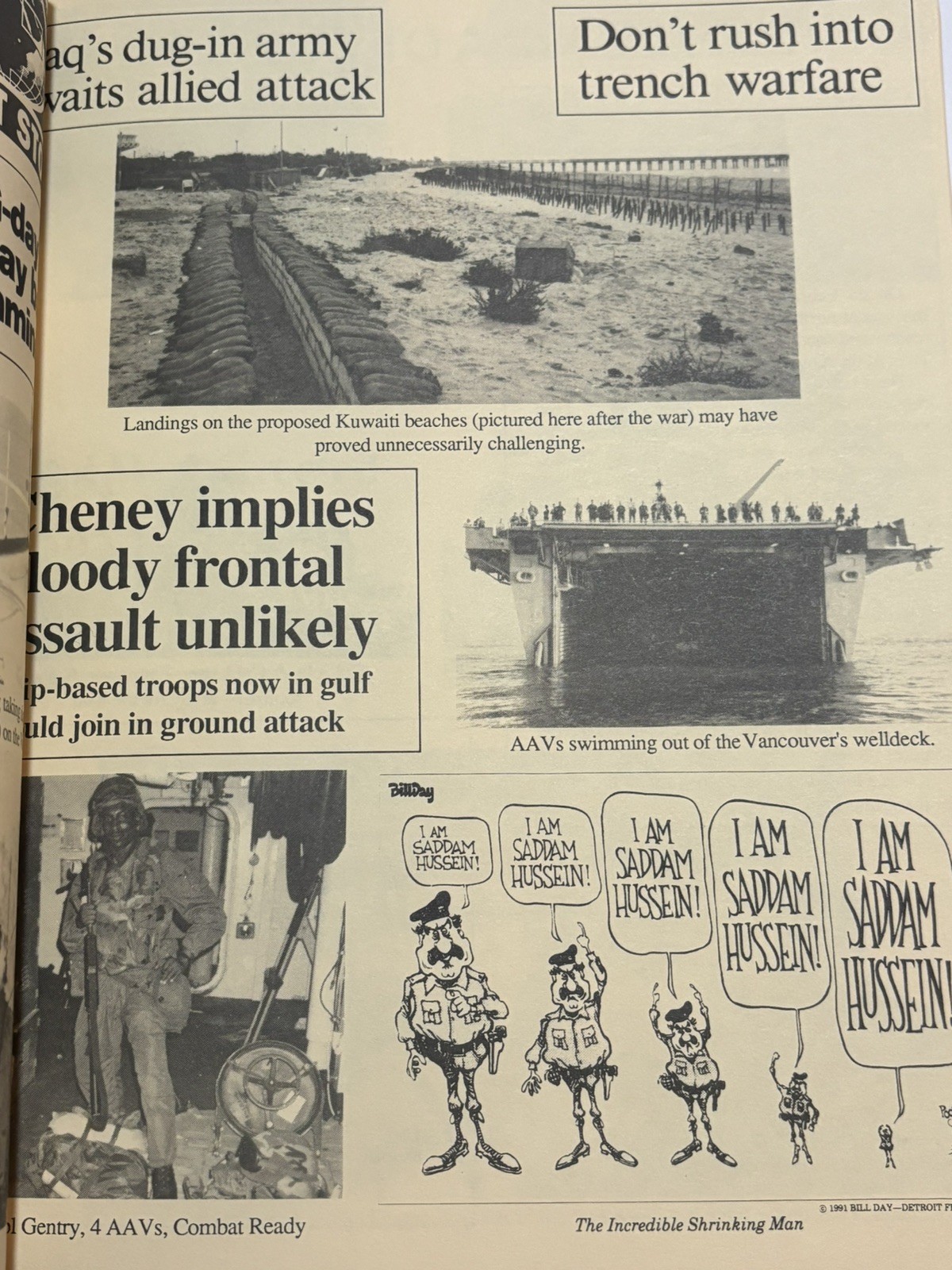 Vintage Desert Storm 1991 BLT 3/5 Scrapbook 3rd Bat 5th marines