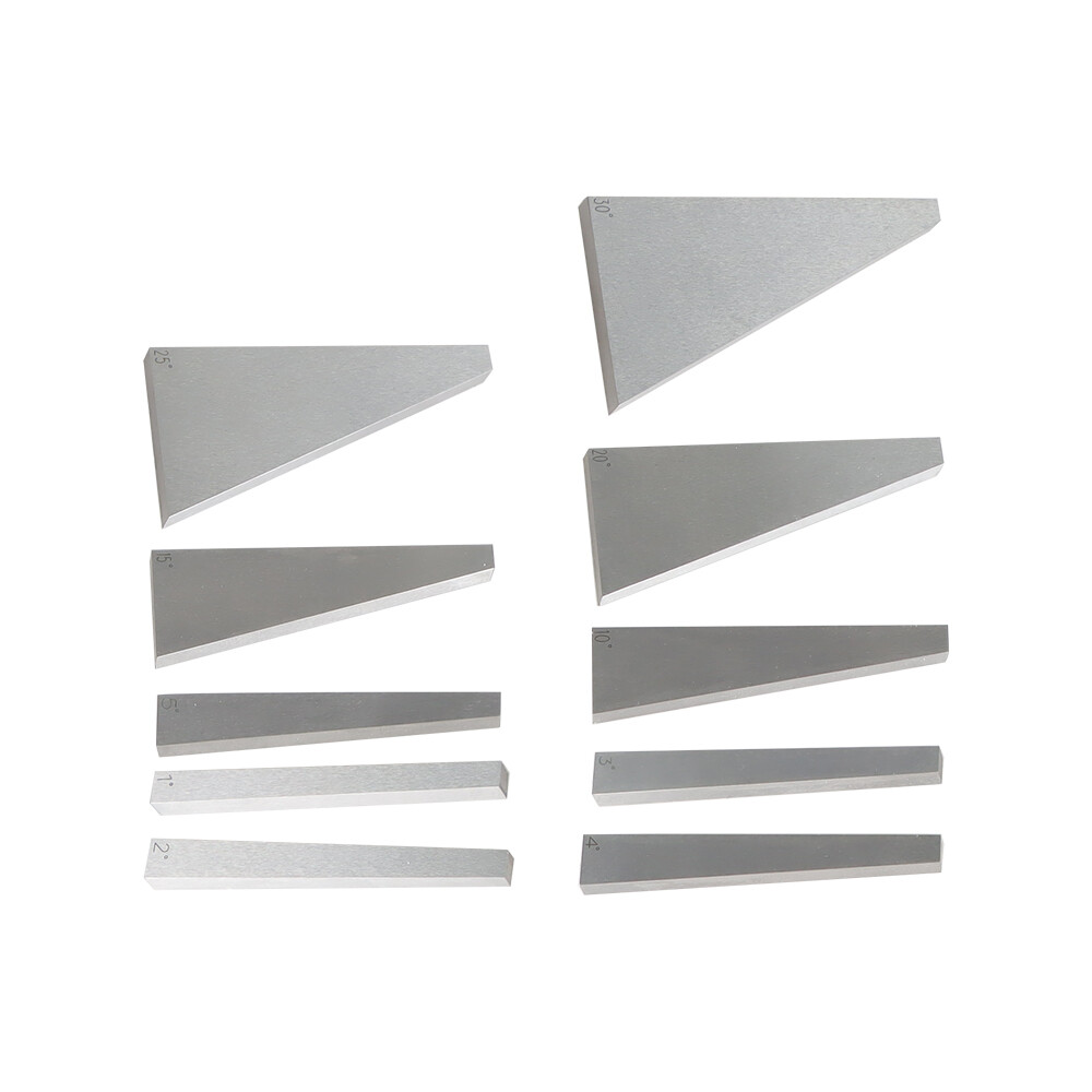 10 PCS MACHINIST GROUND ANGLE BLOCKS SET 1 - 30 DEGREE HARDENED