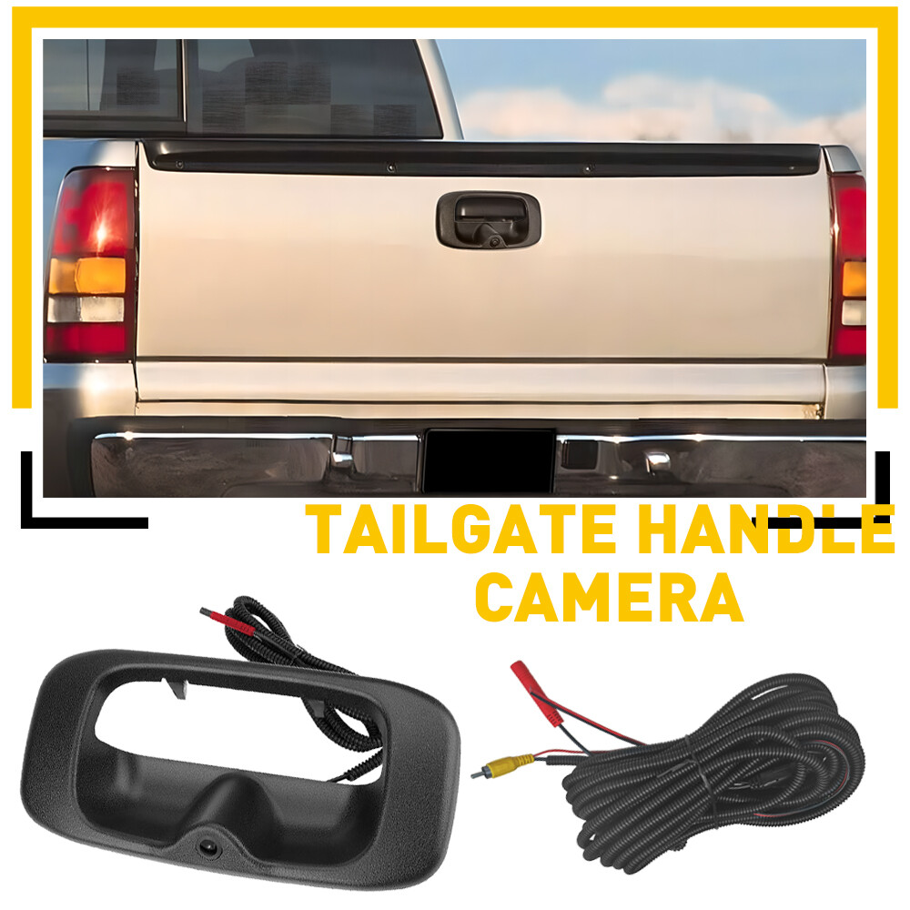 TAILGATE BACKUP REVERSE HANDLE CAMERA REVERSING CAMERA FOR 99-06 CHEVY SILVERADO