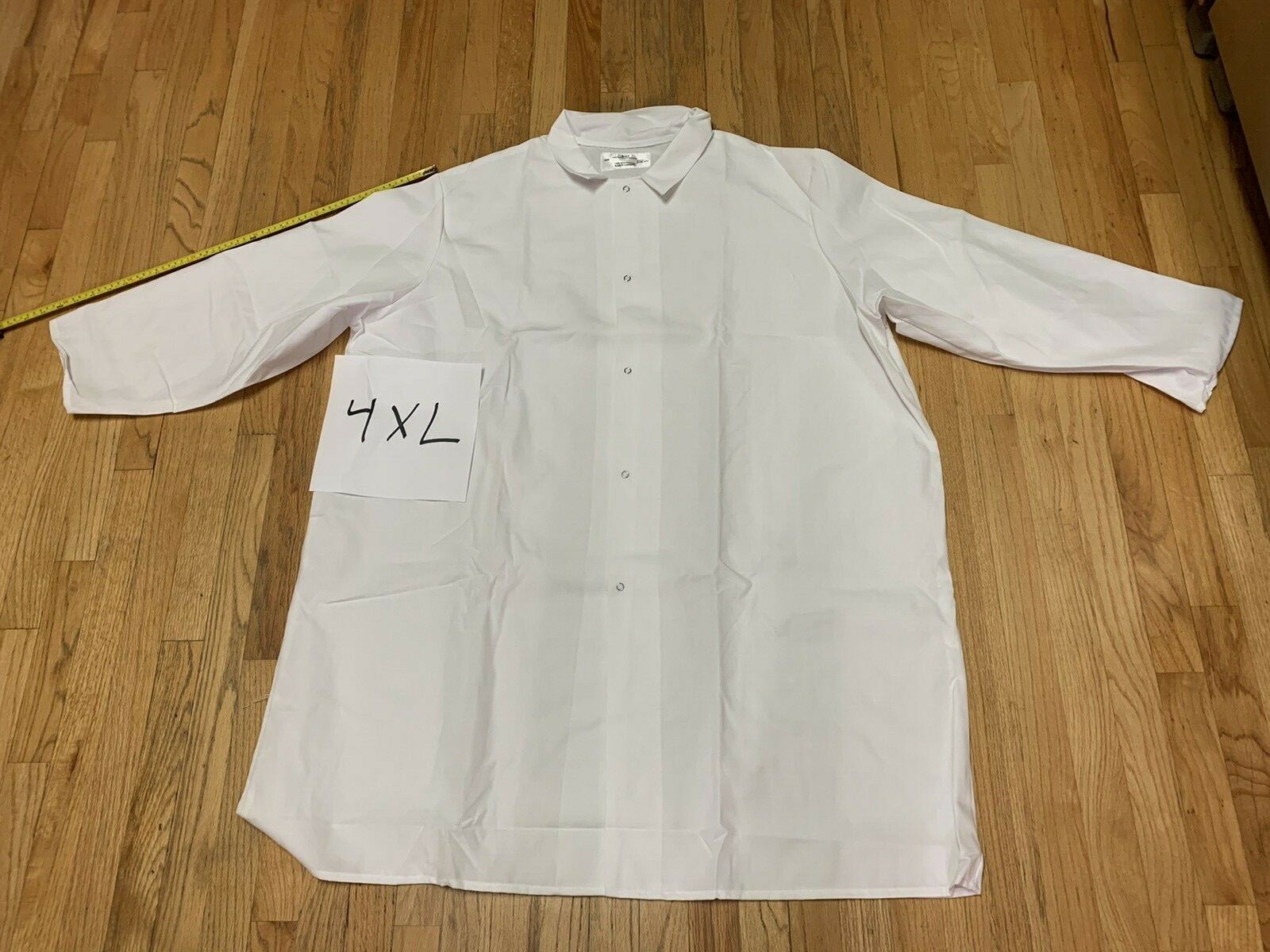 New AGI Gripper-Front Spun Polyester Pocketless Butcher/frock/gown Various Sizes