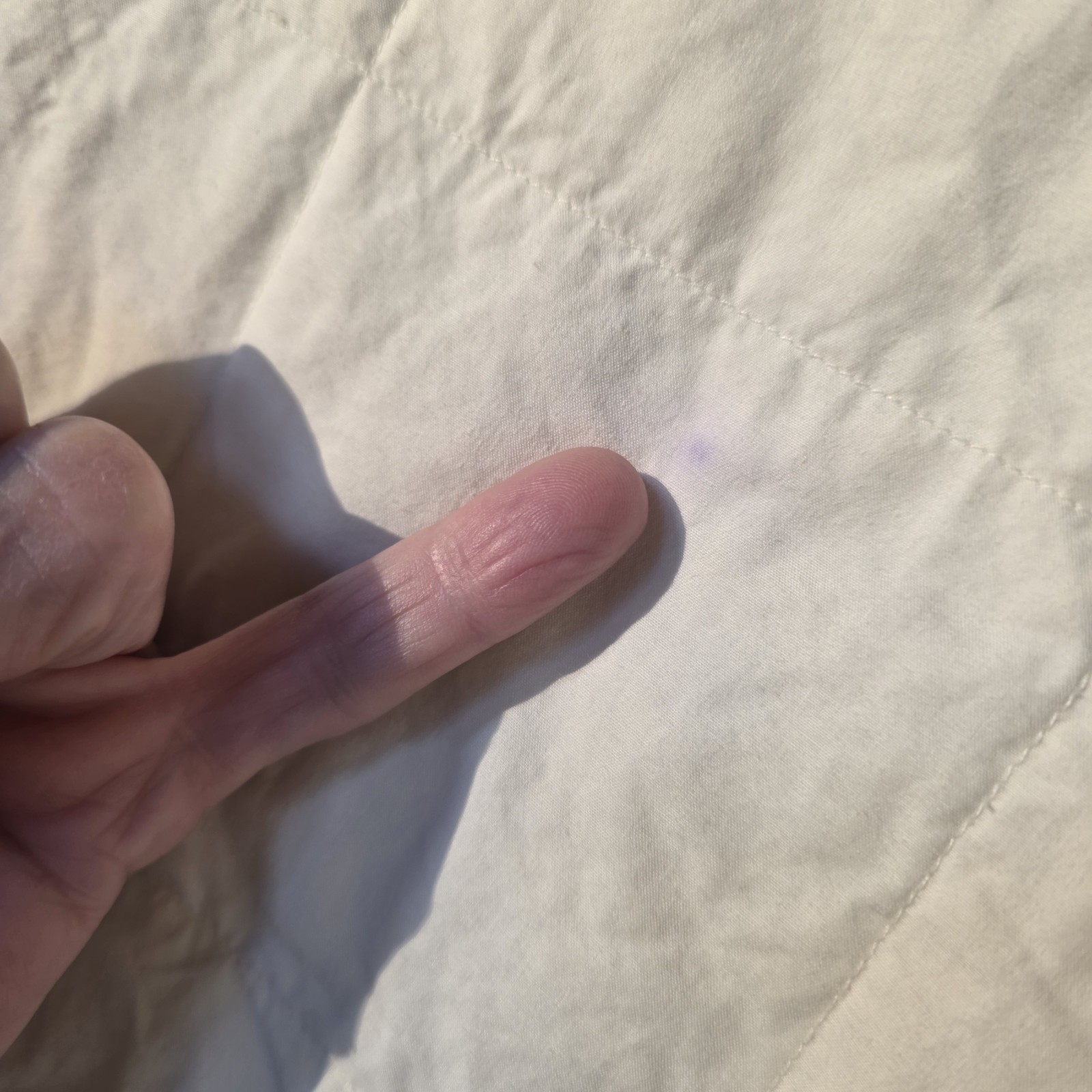 75+% Down Blanket/Duvet Insert By Belk 90x94" READ Queen/Full Ivory Satin Trim