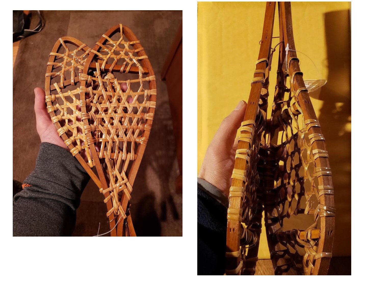 Snowshoe Wall Decor 15" Set Lodge Decor