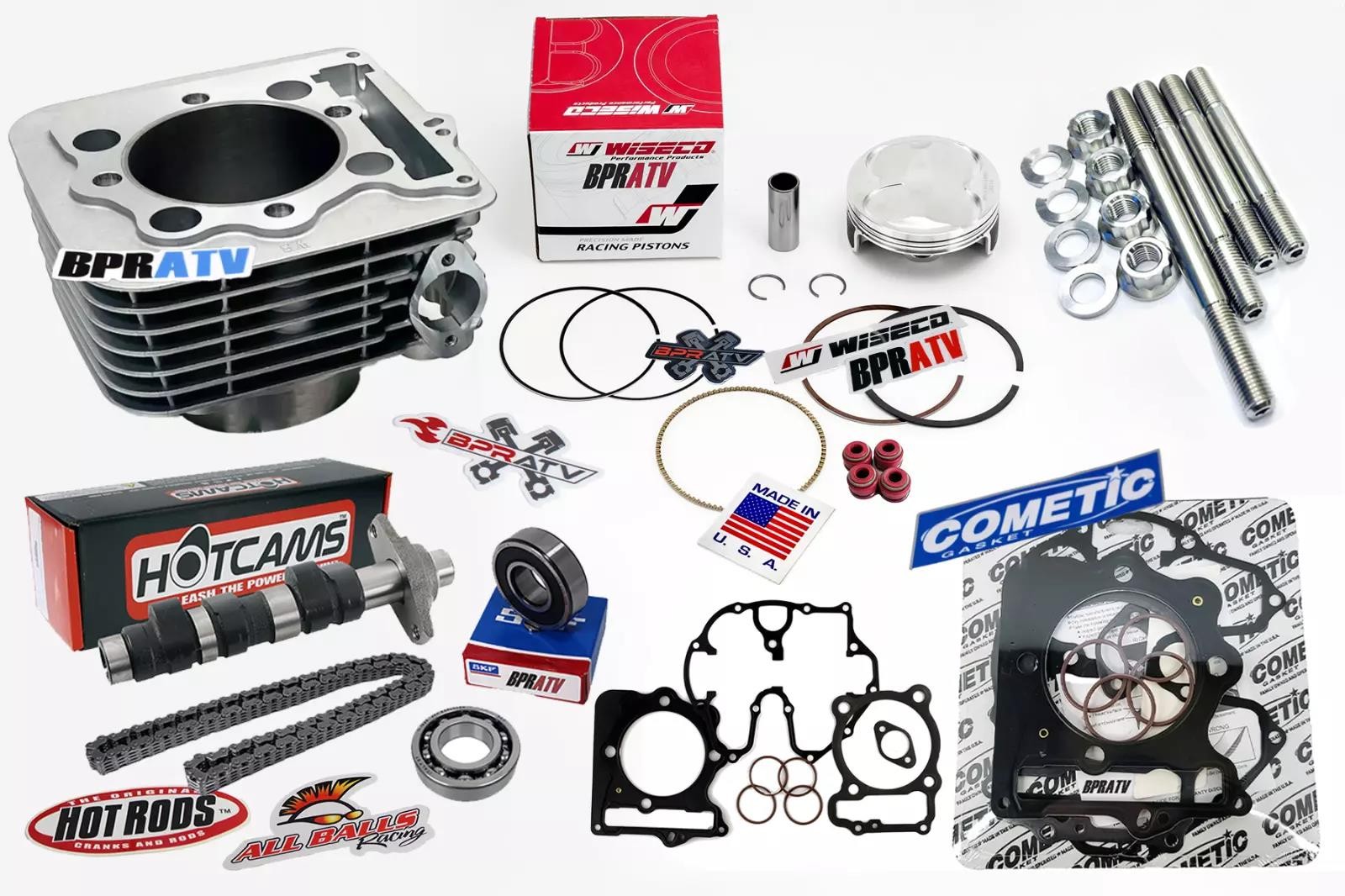 TRX400EX TRX 400EX Big Bore Kit Stage 2 Hotcam 87mm +2 Cylinder Hotcams Camshaft