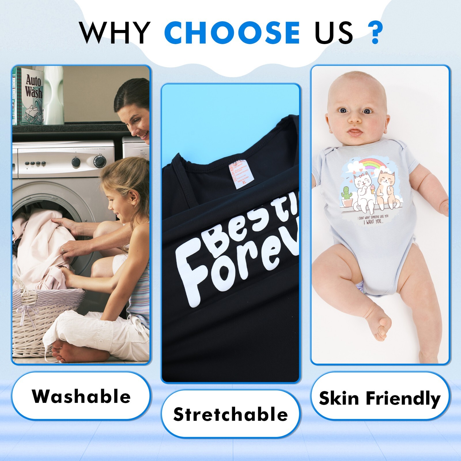 A-SUB A3+ DTF Transfer Roll Film 13in x 328ft DTF Film Premium Hot Cold Peel