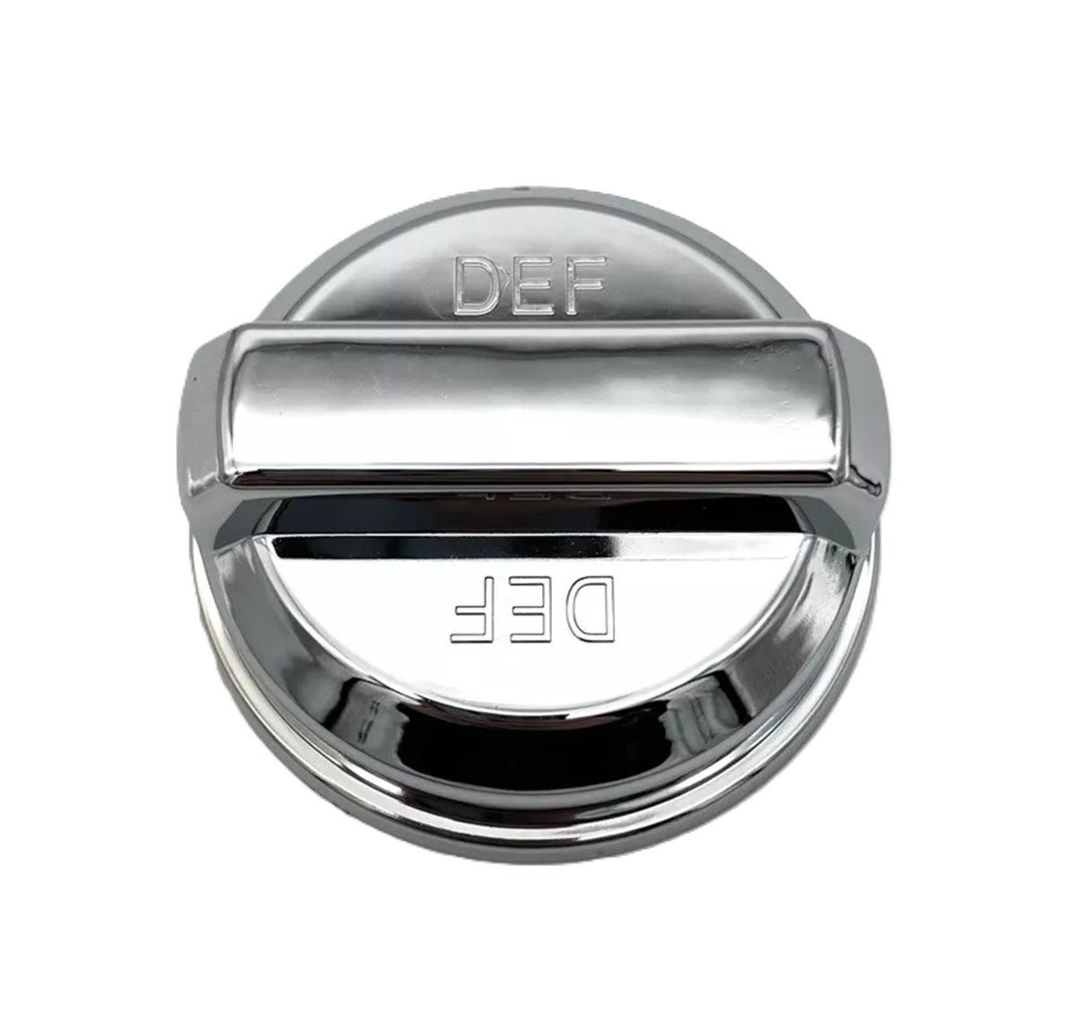 Chrome Plastic DEF Cap Cover Fits Peterbilt & Kenworth. 2-3/4" Outside Diameter.