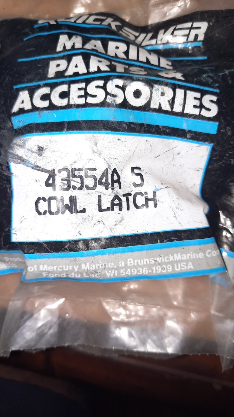 43554A5 Quicksilver OEM Mercury Outboard Cowl Latch 43554A 5