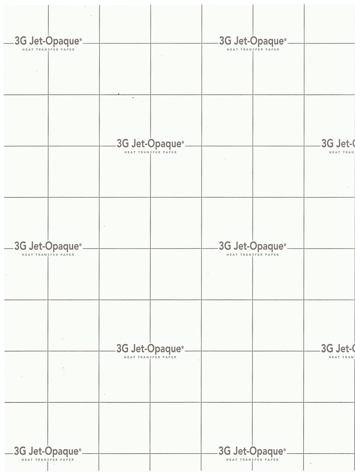 INKJET TRANSFER PAPER FOR DARK FABRIC: NEENAH "3G JET OPAQUE" (8.5"X11") 100 CT
