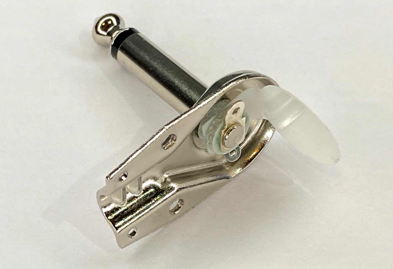 Pancake 1/4" inch 6.3mm right angle 90 degree mono male jack plugs (10) Pack