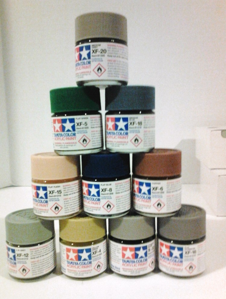 Tamiya acrylic paint. BUNDLE!!!  23ml, pick any 10.