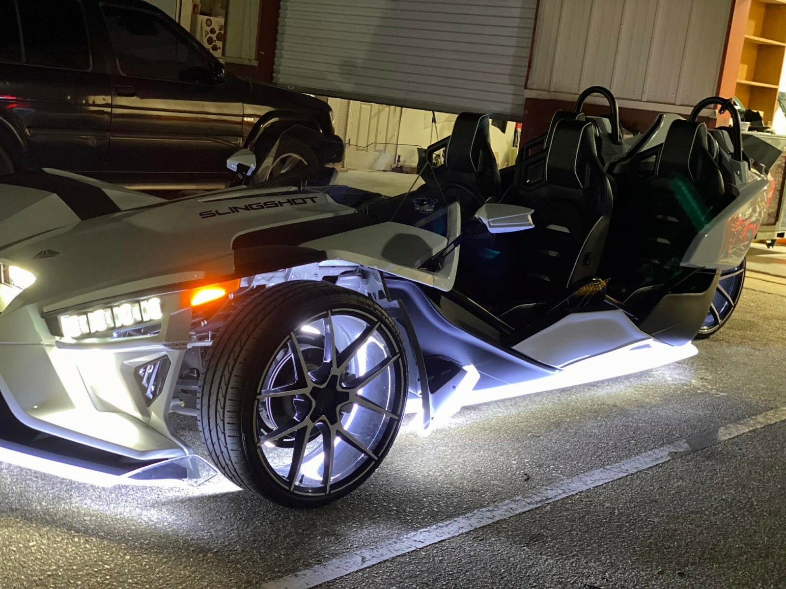 4PCS 4FT Kit Quad Row White LED Strips Fit for Car Truck 15.5'' Wheel Rim Lights