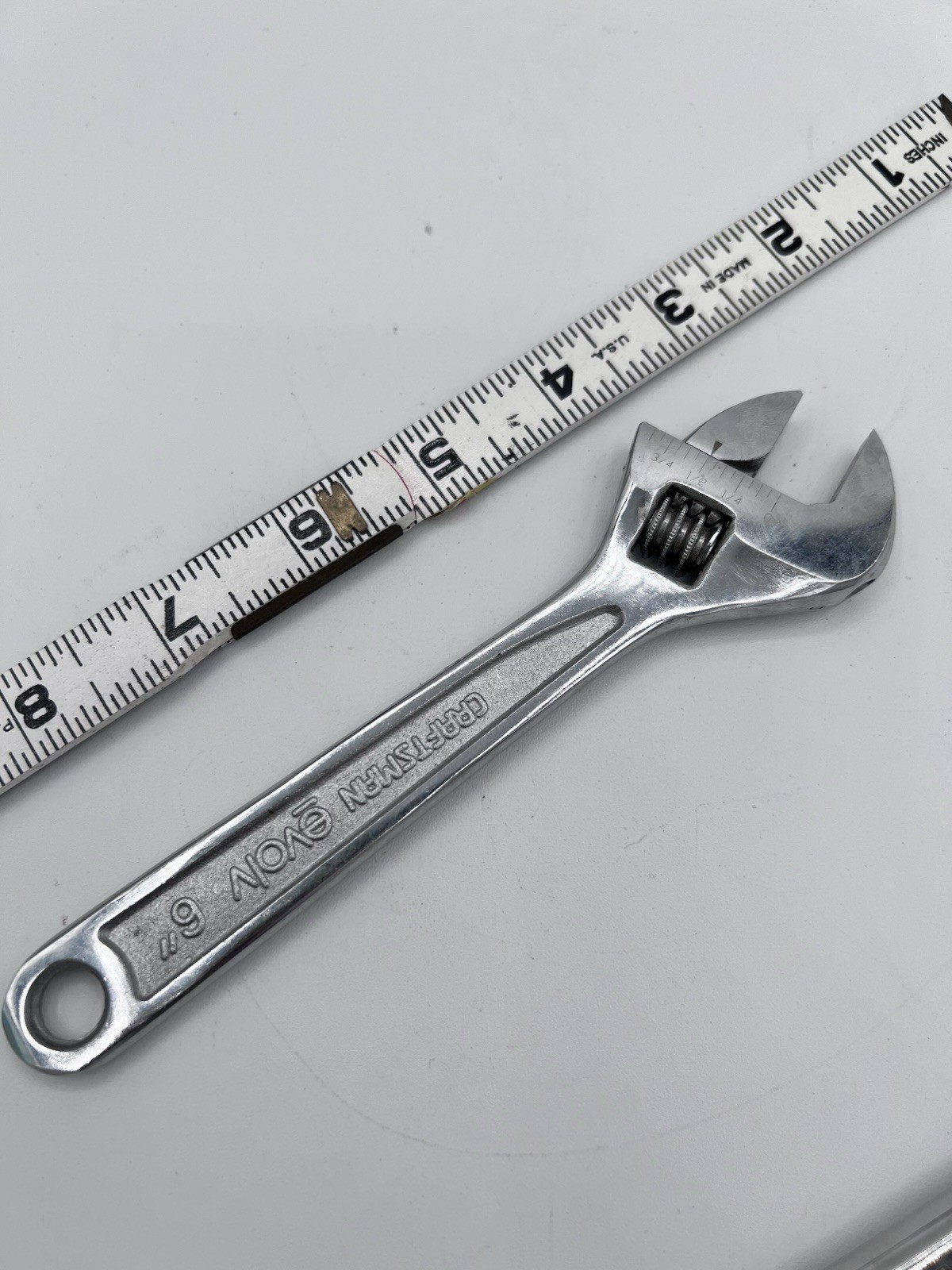 Craftsman Evolv 6" Adjustable Wrench Chrome 16568 Z