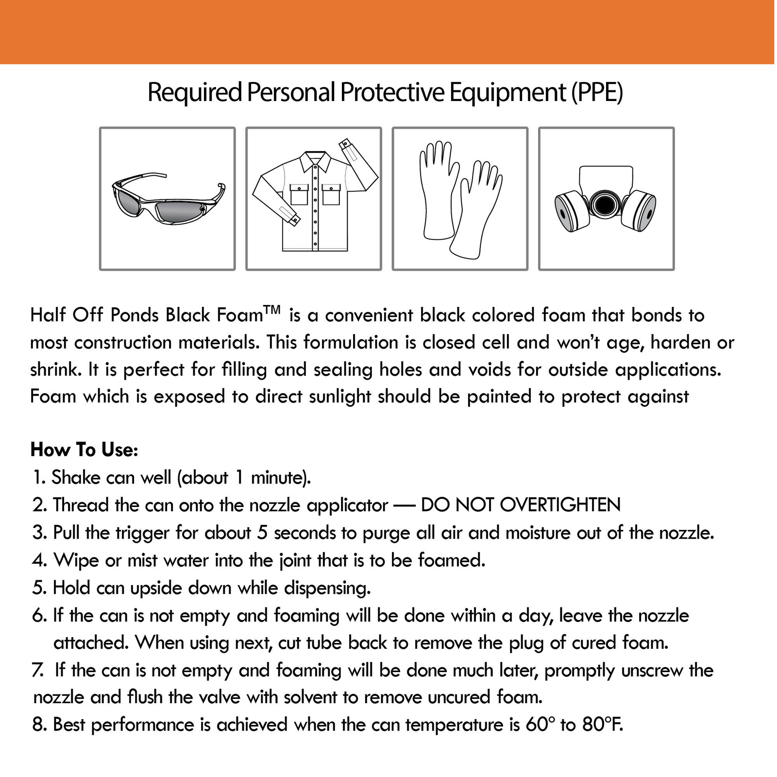 Waterfall Straw Foam - (1) 16oz Can - SF16