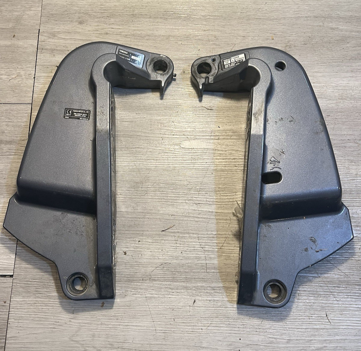 2001-2024 Yamaha outboard 150-300 hp stern bracket pair 64E-43111-02-8D