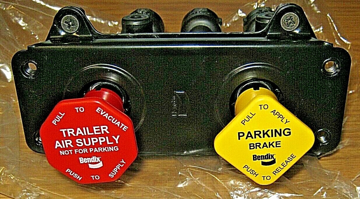 *NEW* OEM GENUINE BENDIX MV-3 PARKING AIR BRAKE DASH CONTROL VALVE pn - 800517