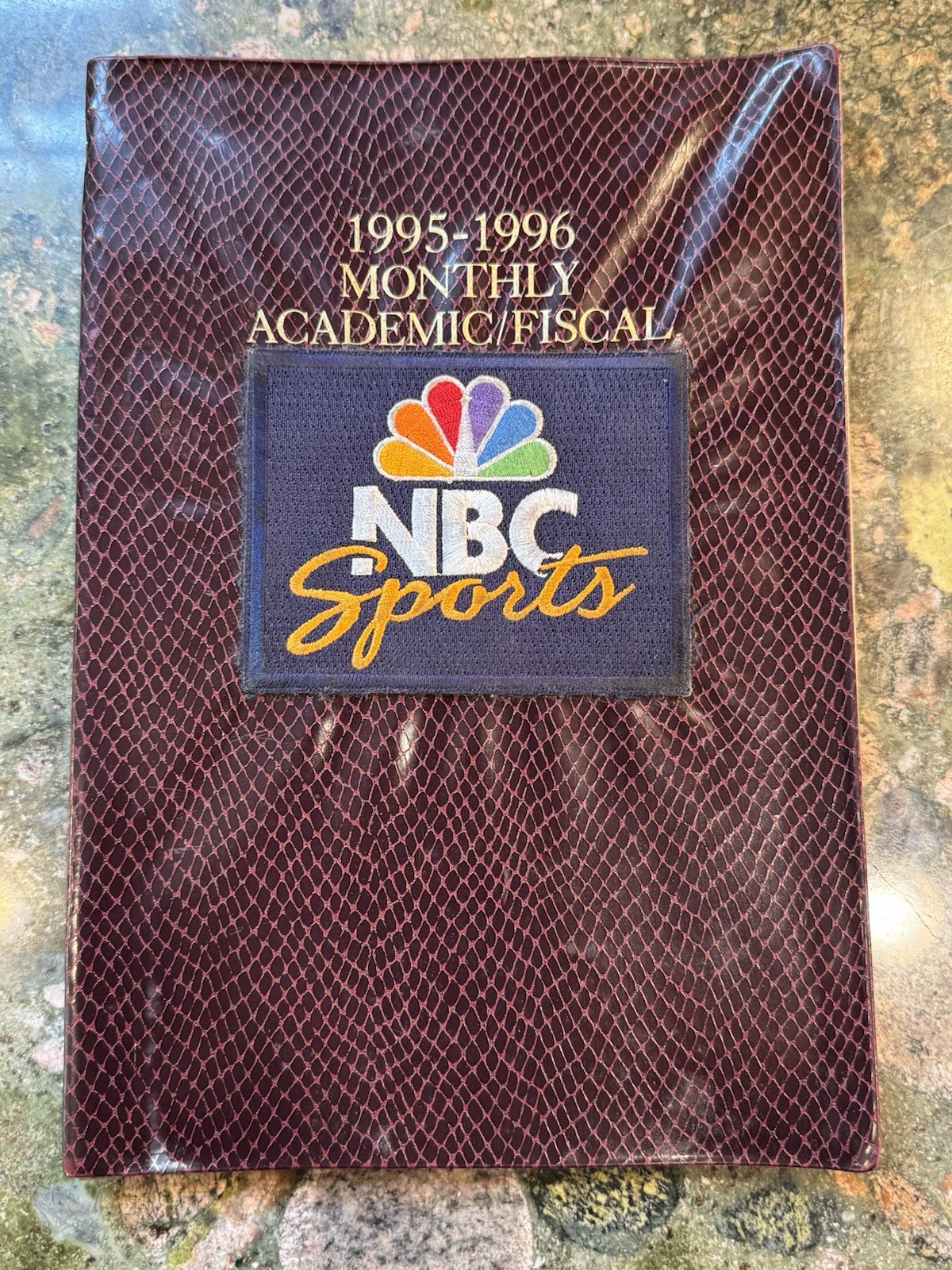 Bill Walton Personally Owned & Signed 1995-1996 NBA Sports Monthly Planner NBC