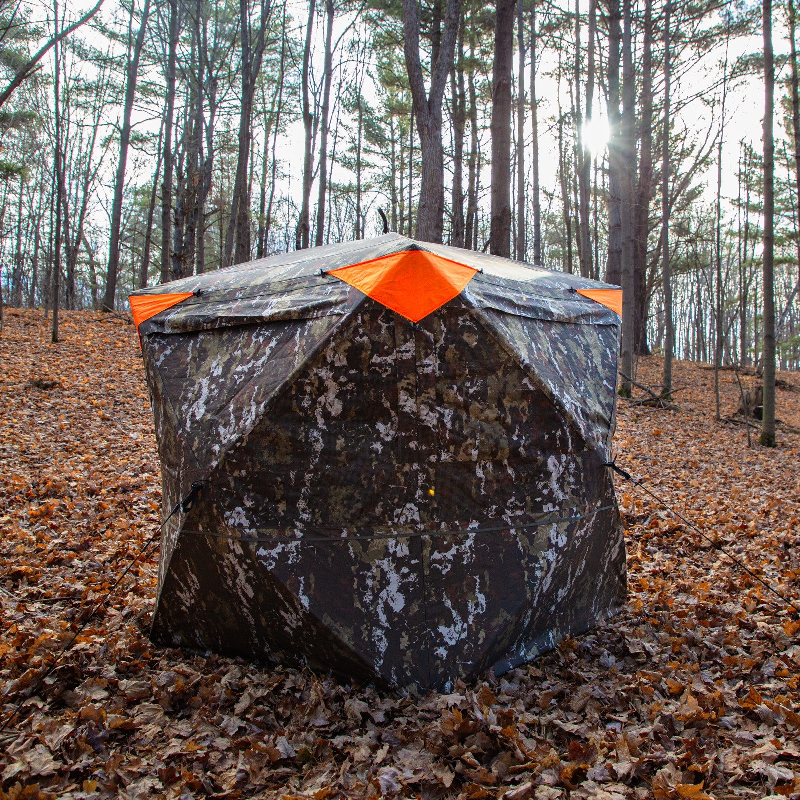 Barronett Blinds® Overwatch, Portable Hunting Blind, 88” x 88” x 75”, VR400CH