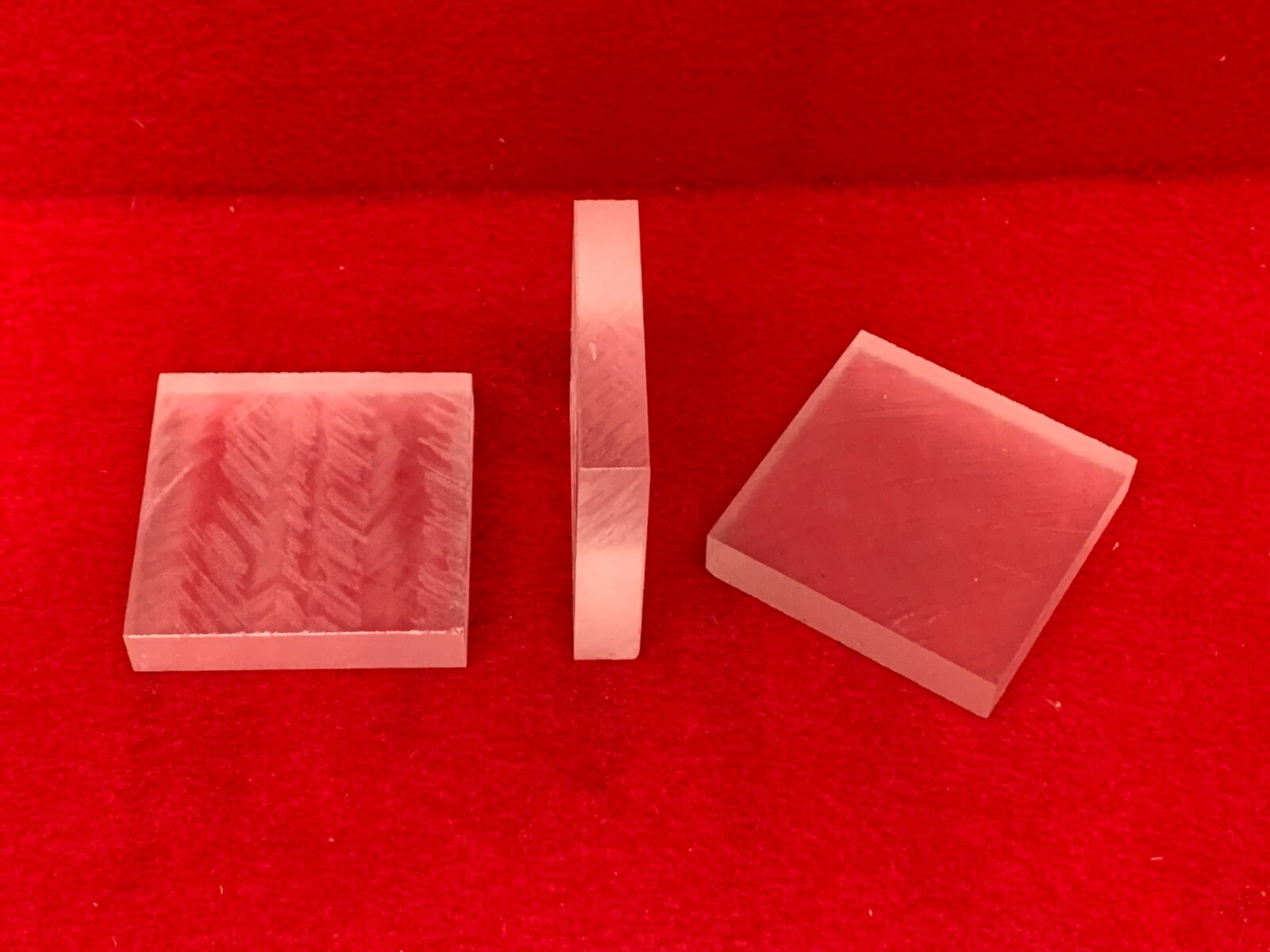 Bicron BC408 Plastic Scintillator 5x5x1cm CosmicWatch Muon Detector (UNPOLISHED)