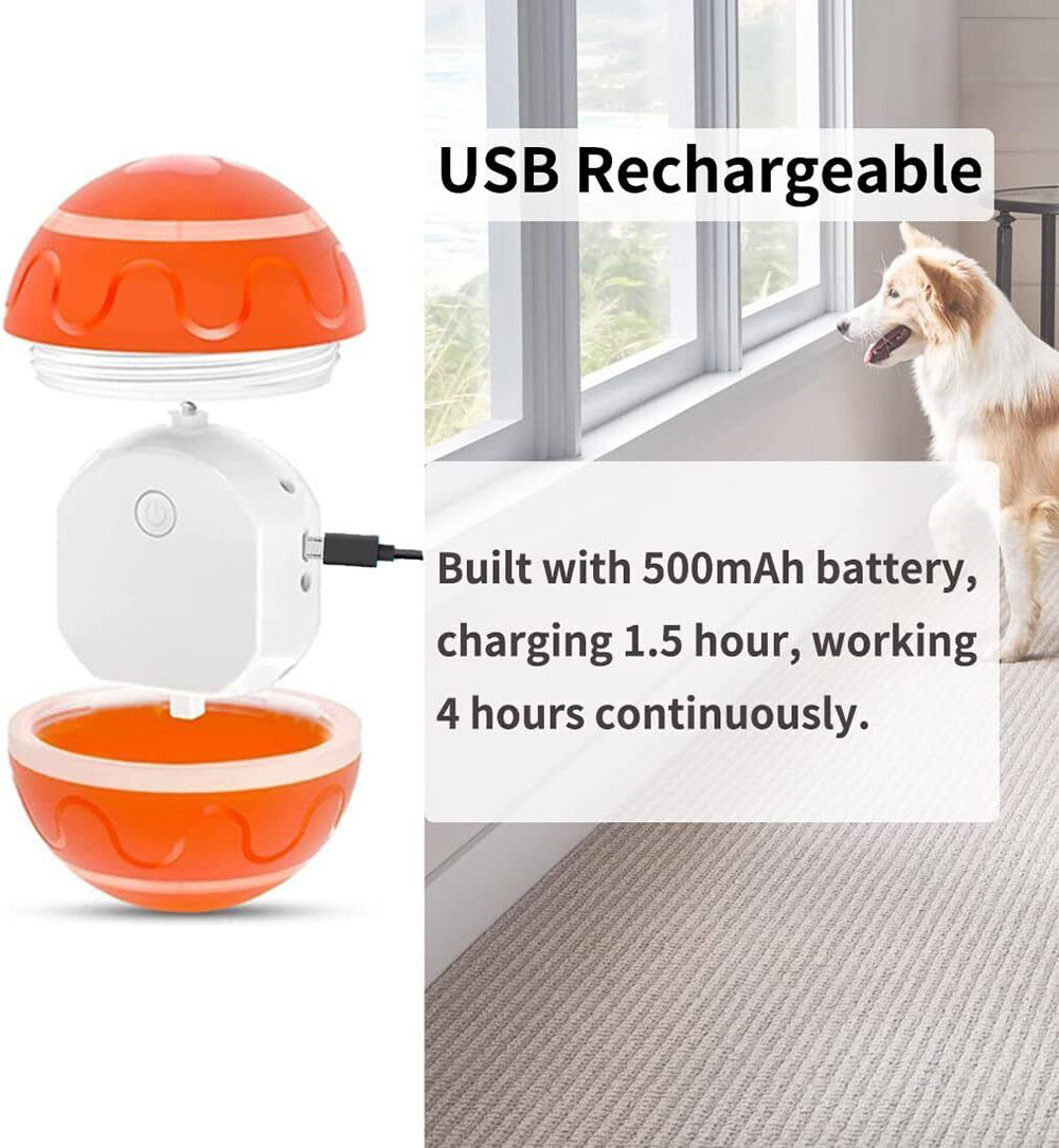 Peppy Pet Ball for Dogs with Remote Control Interactive Dog Ball Toy LED Flash