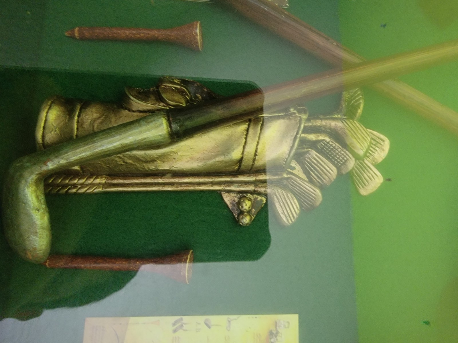 Decorative Vintage History of Golf Wall Display in Wooden Shadow Box Large 20x13