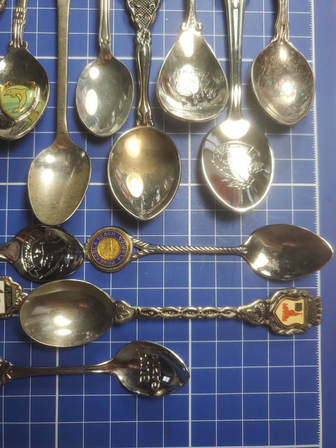 Vintage Souvenir Spoons Lot - Florida Theme