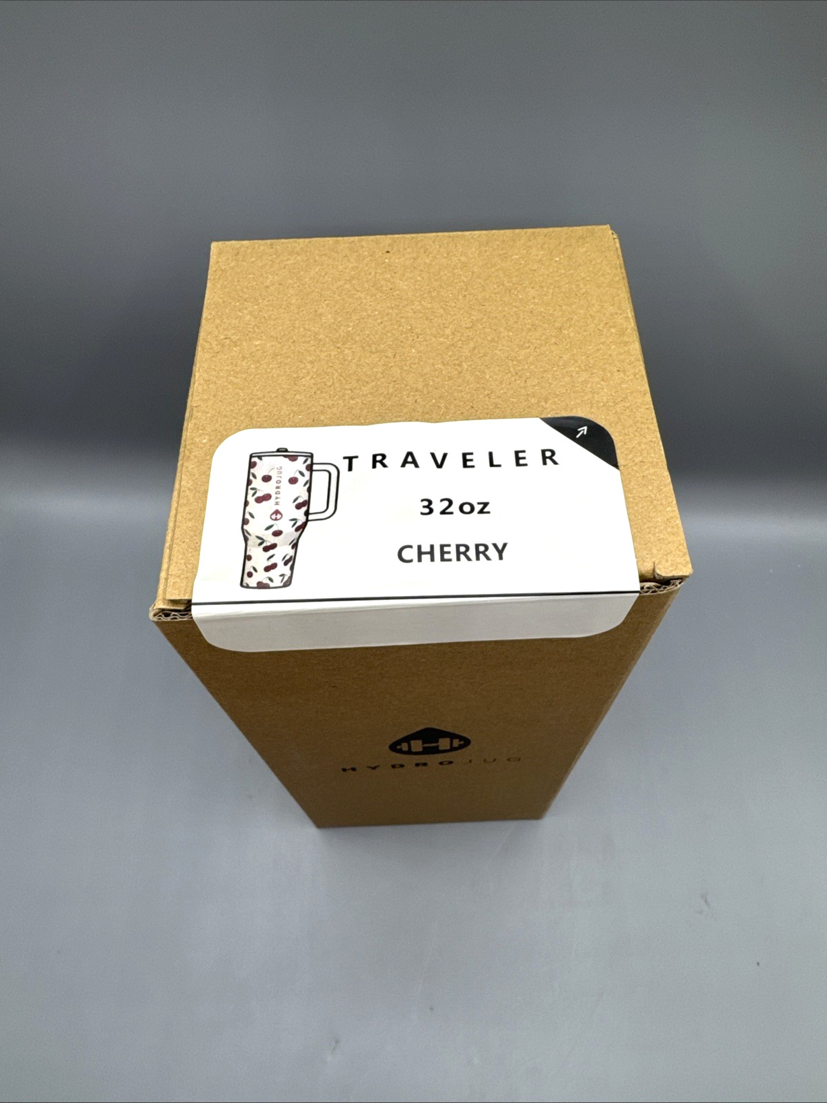 Cherries Hydrojug Traveler 32oz stainless steel water bottle