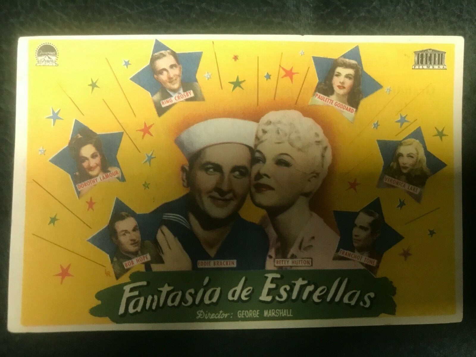 Star Spangled Rhythm  Original Spanish Herald 1942 - Hope Crosby Hutton Lake