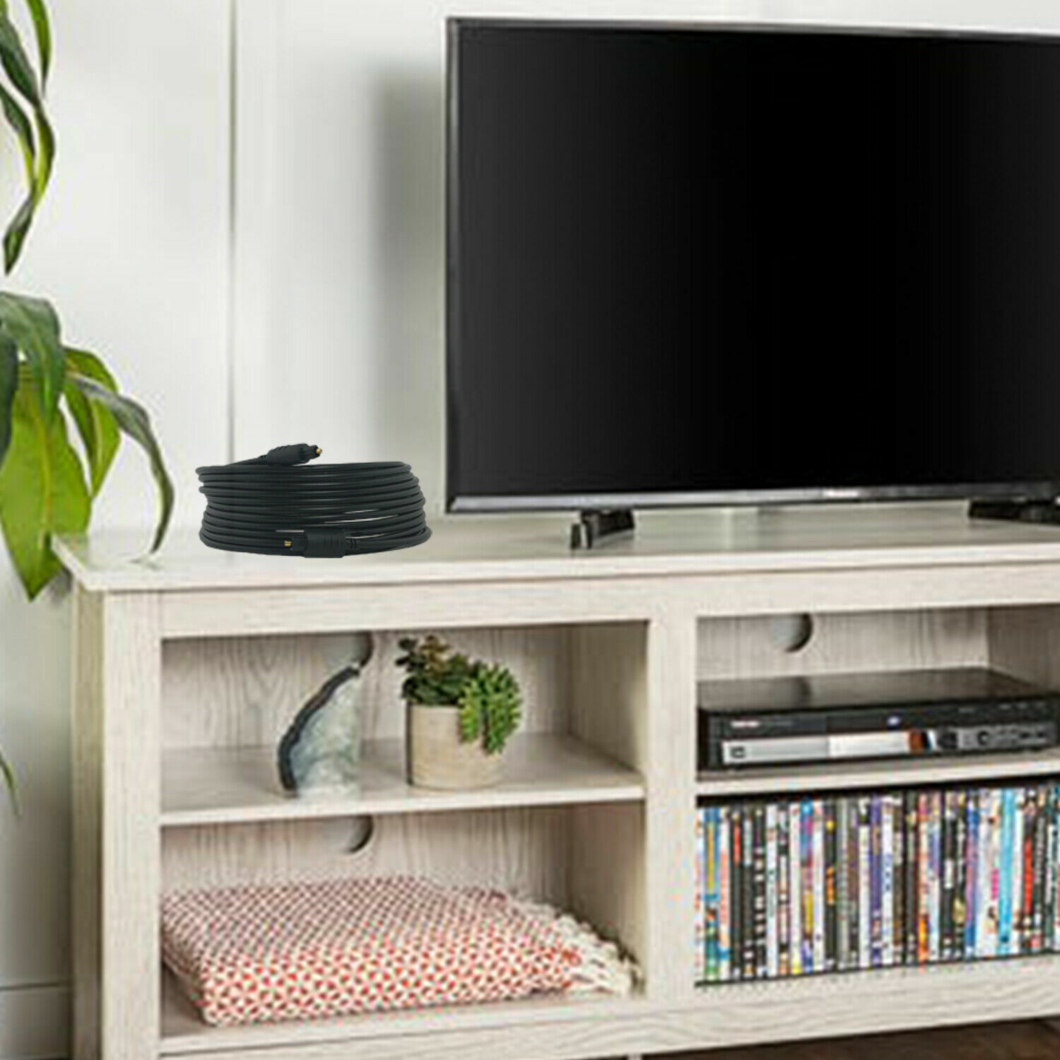 15FT Premium Digital Audio Optical Optic Fiber Cable Toslink SPDIF Cord 15 ft HD