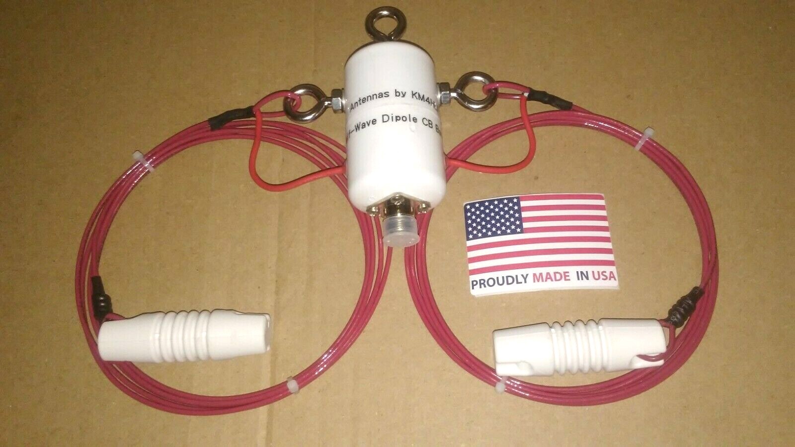 HALF-WAVE DIPOLE ANTENNA FOR THE CB BAND (11 METERS) BASE STATION