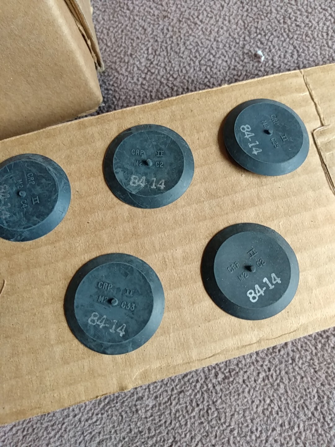 US Military Lot of 10 Outlet Exhale Valve Gas Mask Fits MOST American Masks MIB