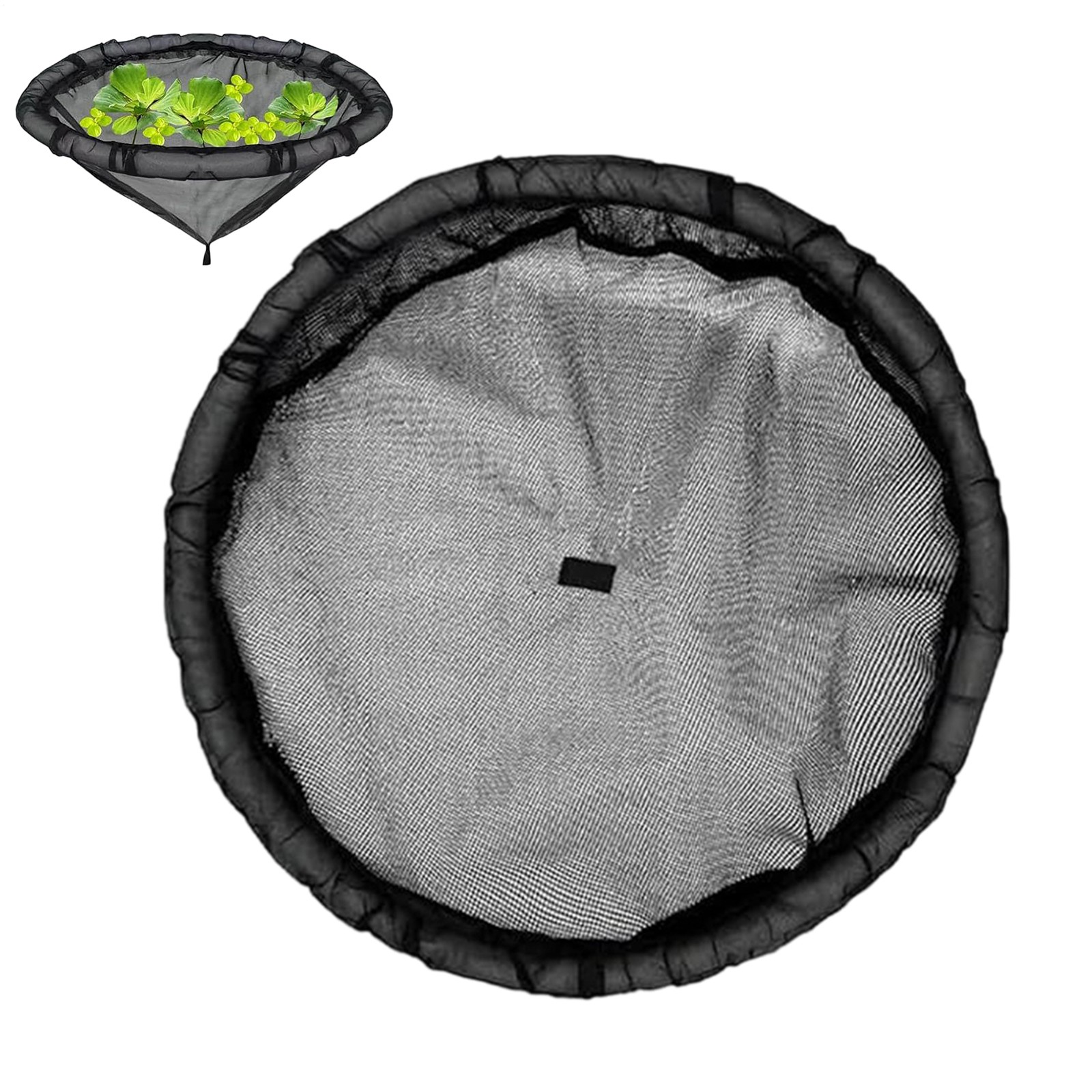 Floating Island Planter for Ponds, 17.7" Round Floating Flora Fish Barrier