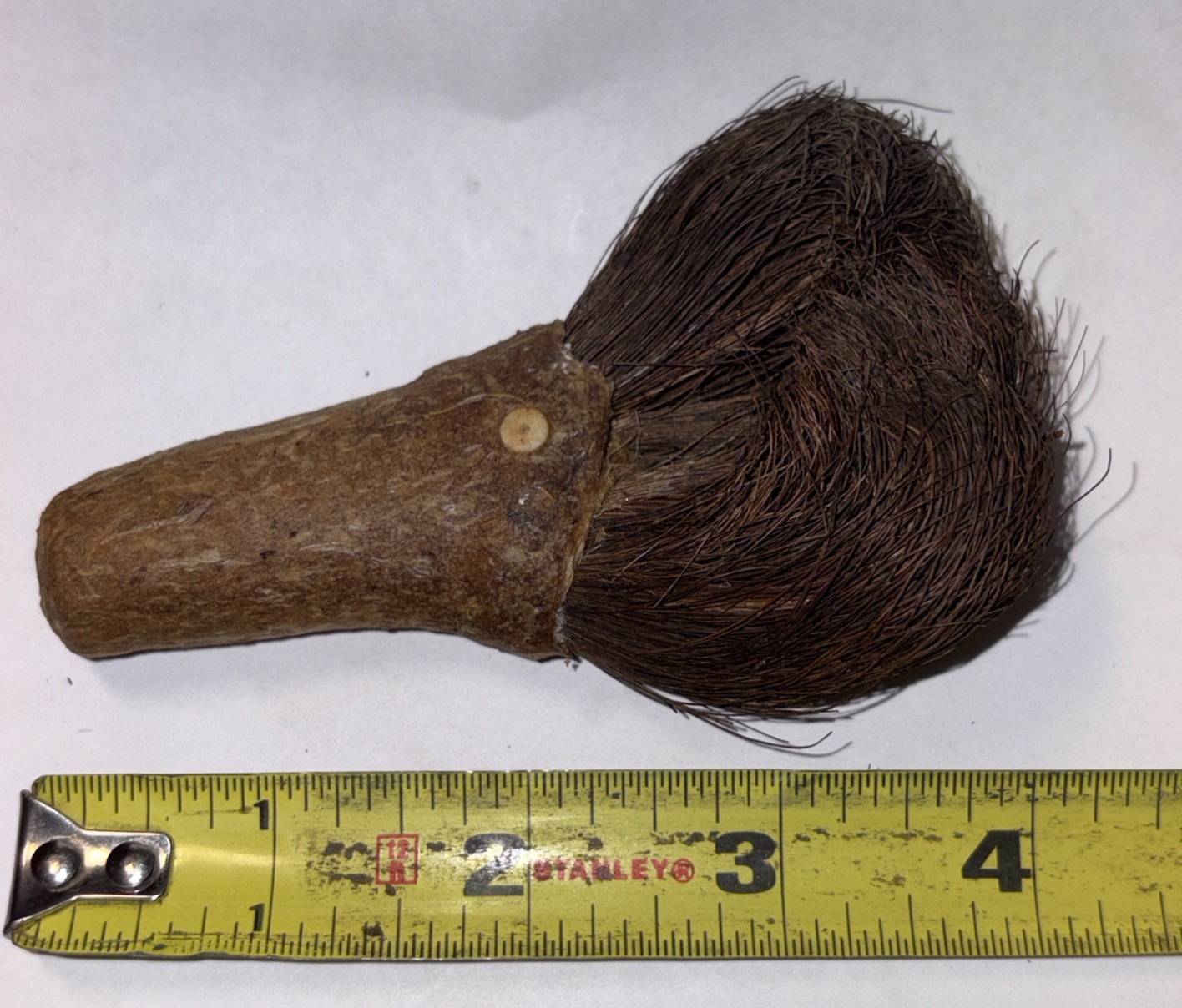 CHUKCHANSI OR MIWOK NATIVE AMERICAN SOAPROOT BRUSH 4”