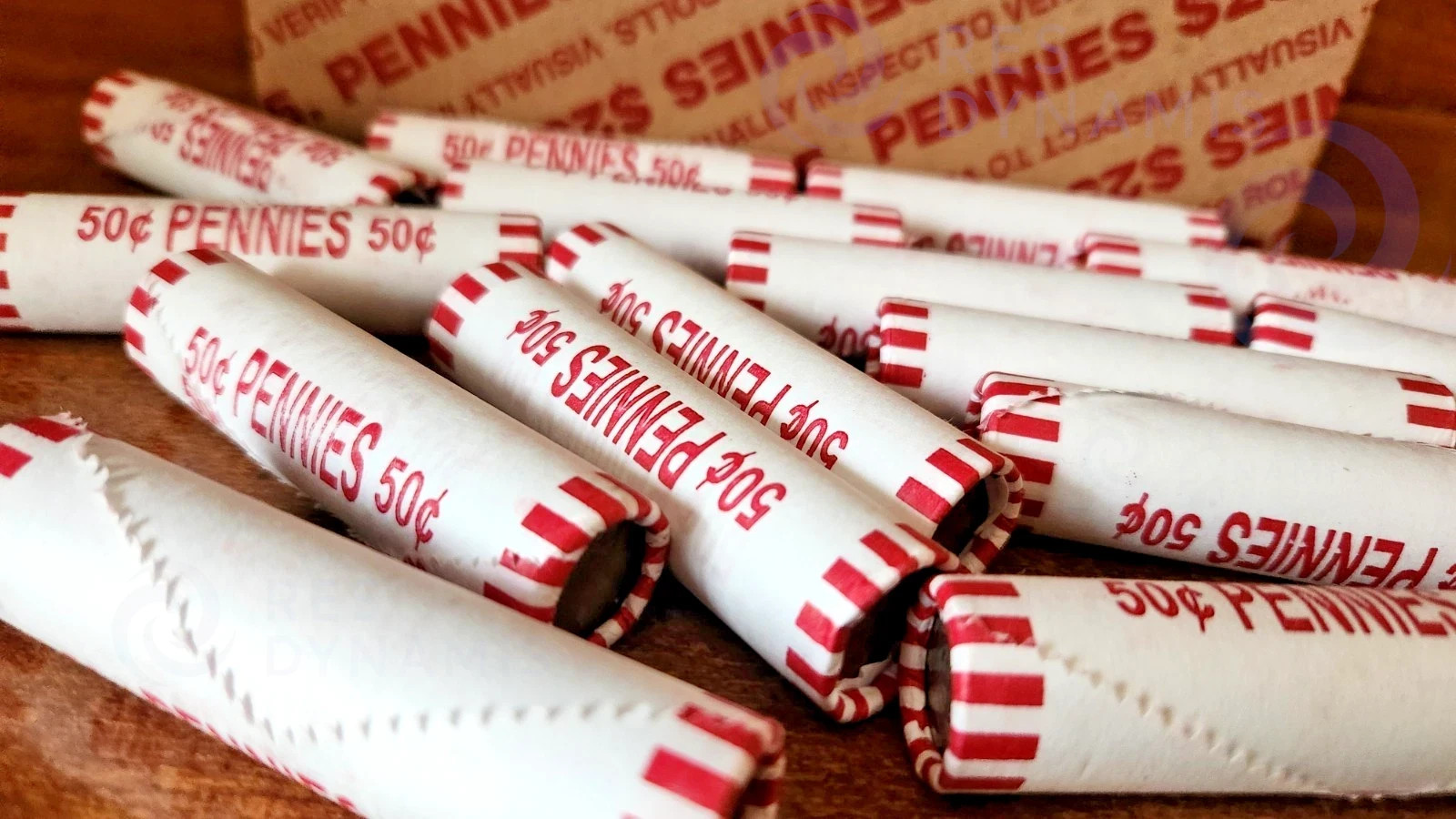 🔥 BANK SEALED Penny Rolls – 6 Full Rolls (300 Pennies) UNSEARCHED Bank Find‼️