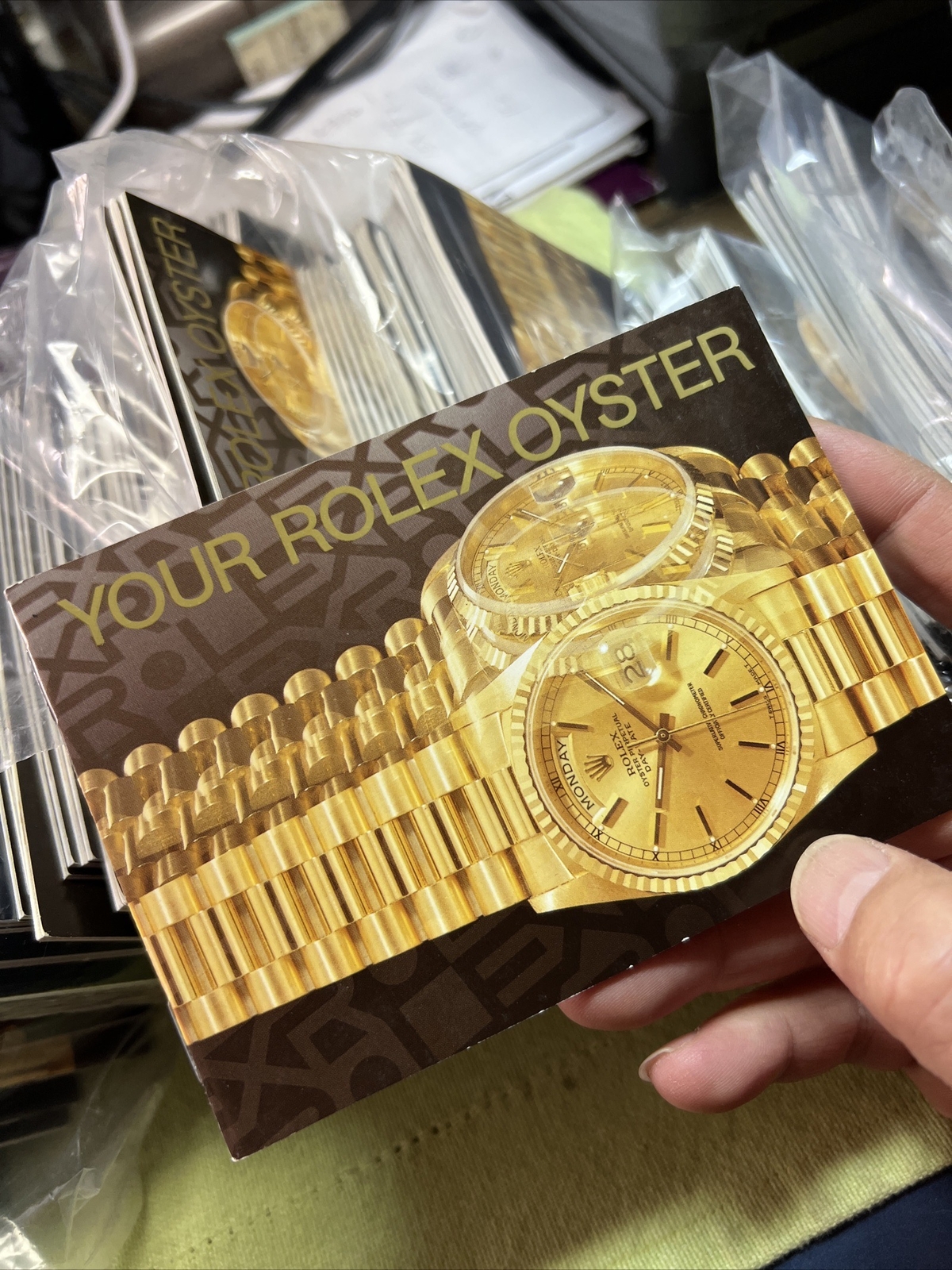 Rolex “your Rolex Oyster”Booklets ;manual 1990-2000 Please choose ,All English❗️