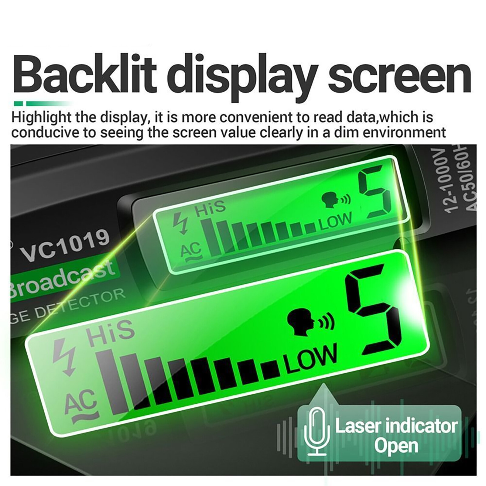 12V-1000V Positioning Voltage Tester Electric Wire Detector Test Pen Tool Kit