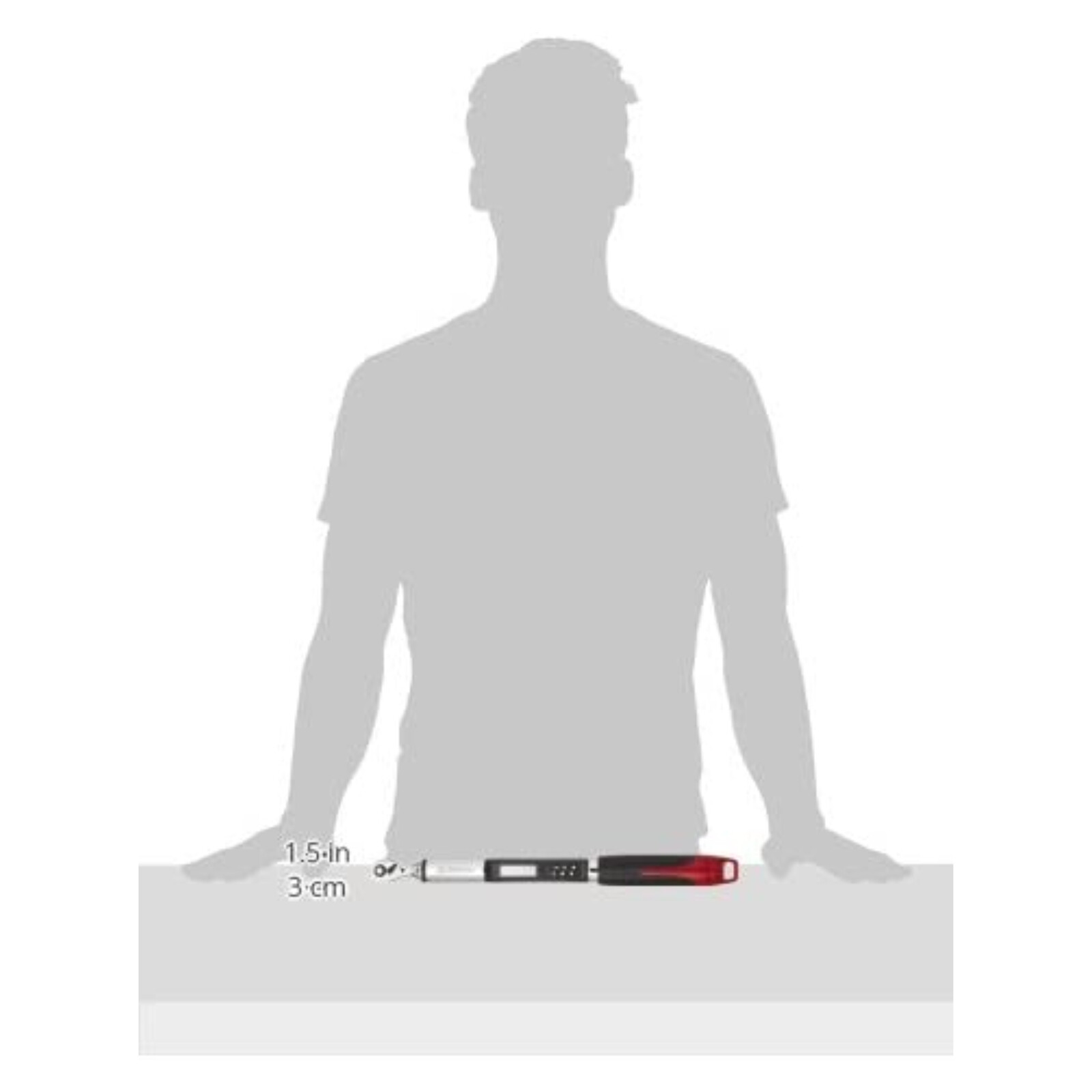 ACDelco Tools 1/4" (Inch) Compact Angle Digital Torque Wrench, ARM313-2A