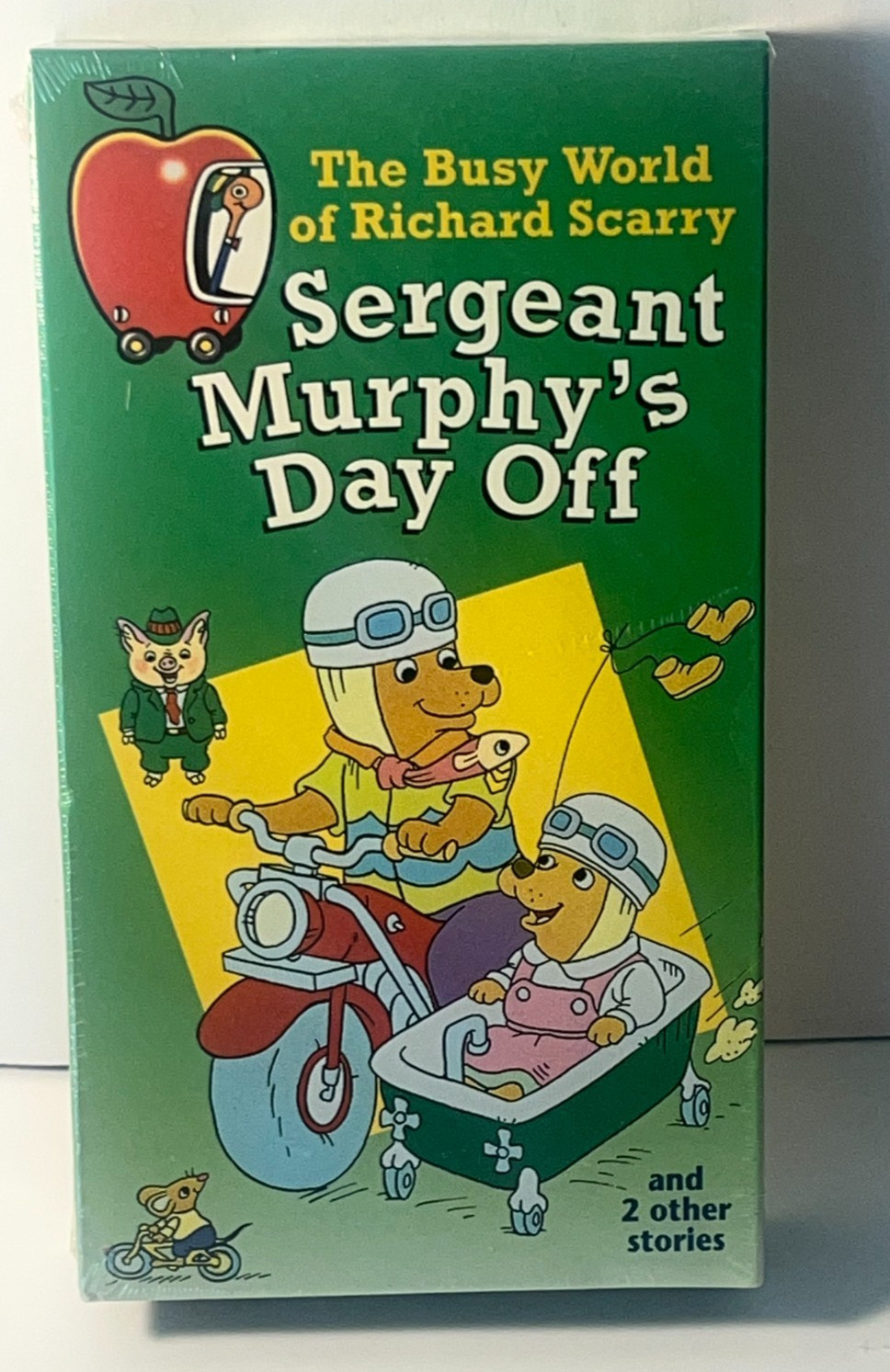 The Busy World of Richard Scarry Sergeant Murphys Day Off Vhs 1995 Rare New