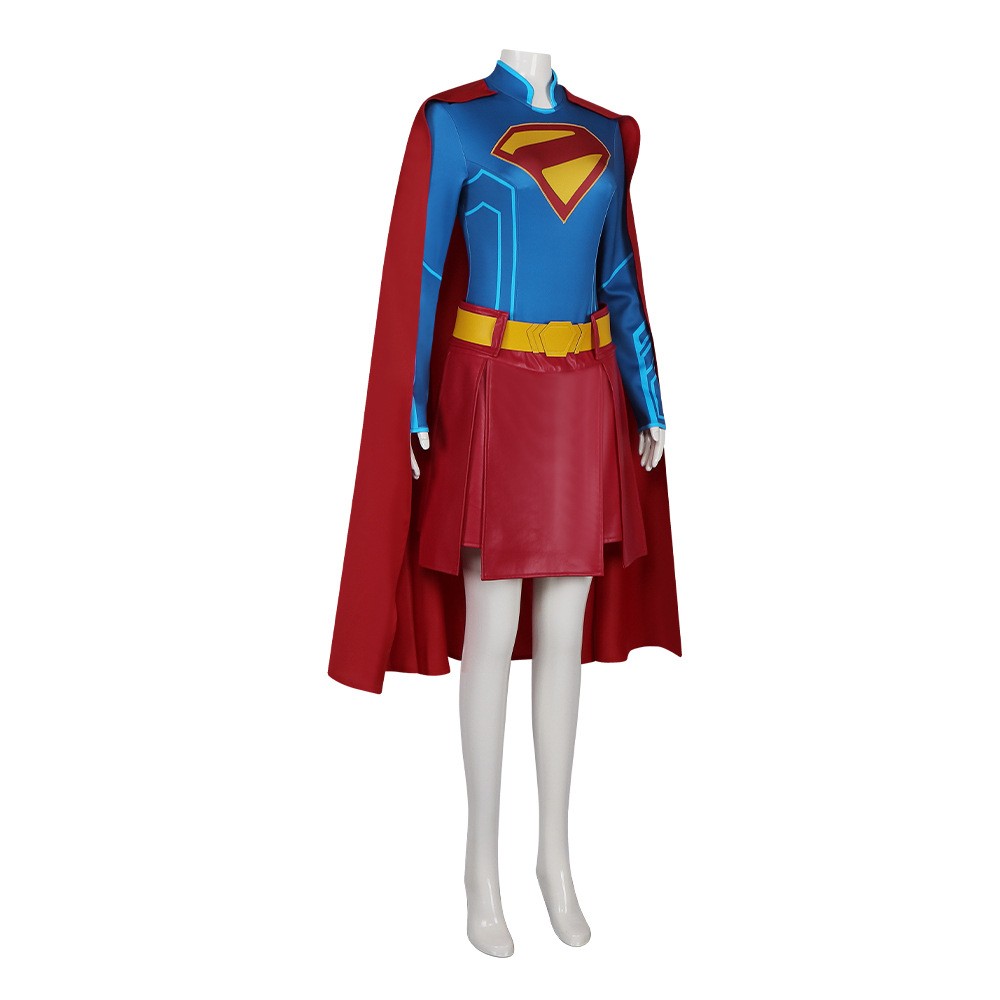 Cosplay Supergirl Woman of Tomorrow Costumes Cloak Superhero Halloween Suits