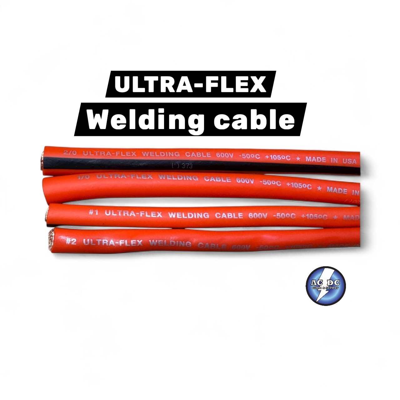ULTRA-FLEX WELDING CABLE CLASS M U.S.A (YOU CHOOSE) PER FOOT