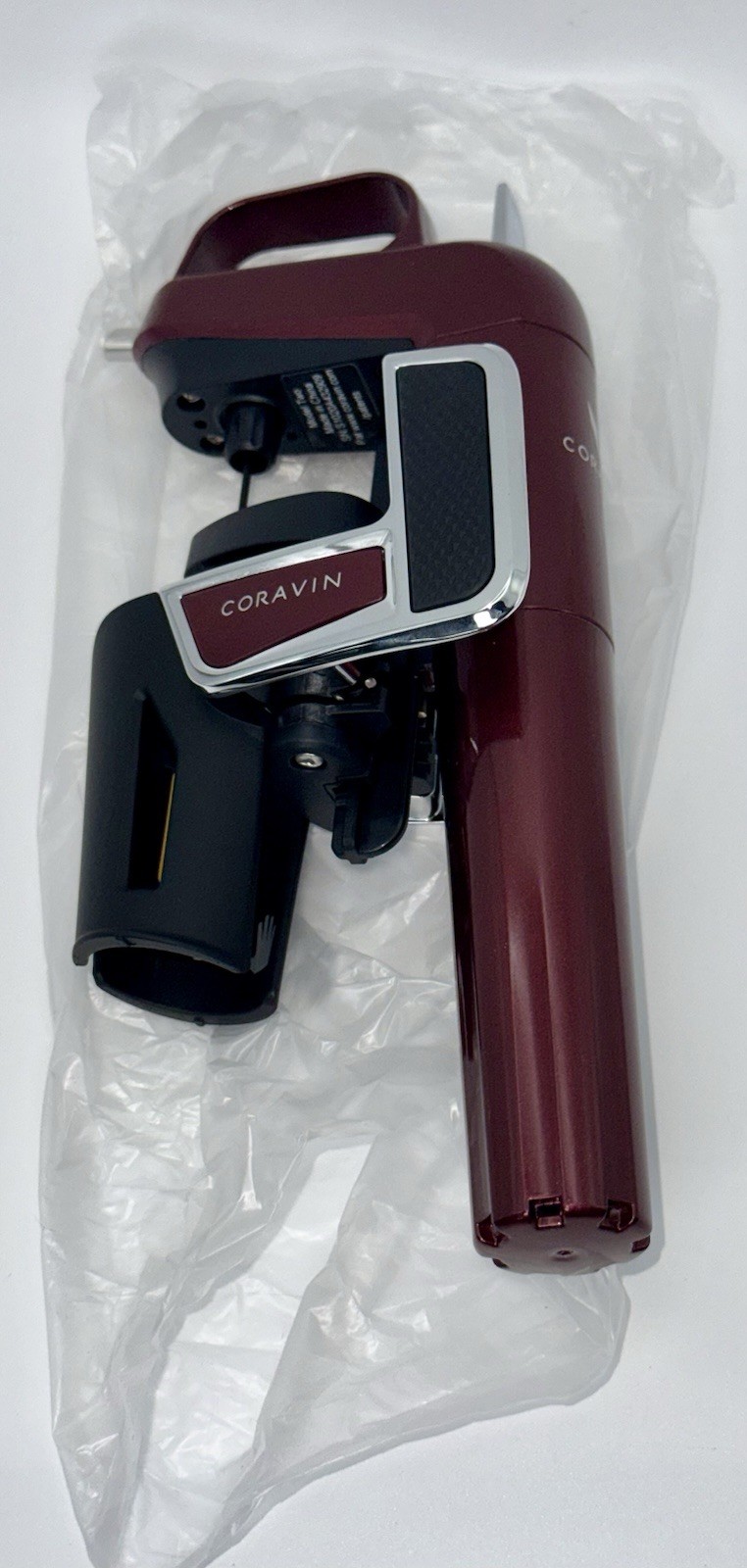 NEW! Coravin Model Two ELITE PRO BURGUNDY 112204 Wine Preservation Sys. NO CORKS