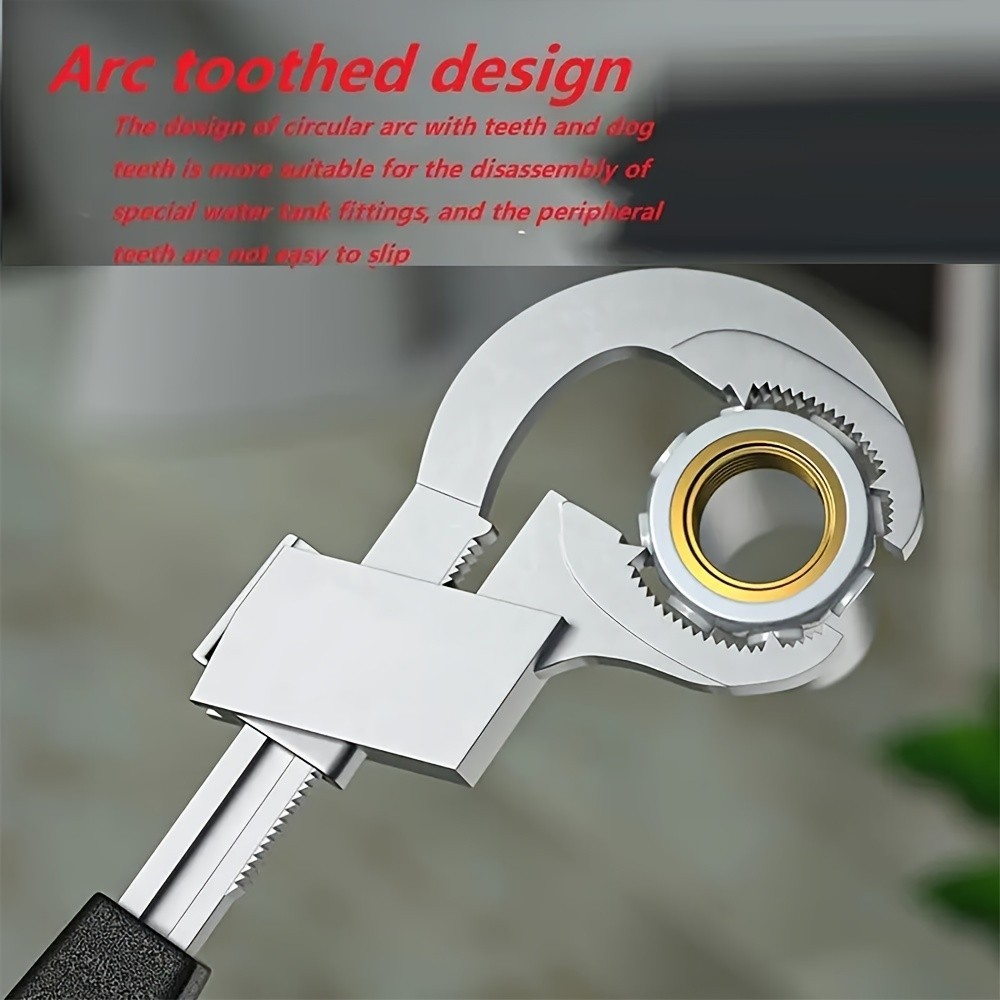 Multifunctional Universal Wrench - Adjustable for Plumbing, Faucet & Pipe Repair