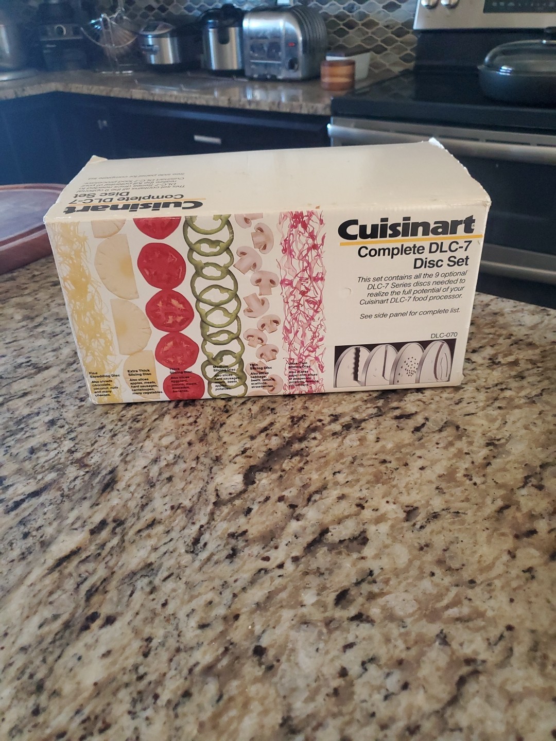 Cuisinart Complete DLC-7-070 DLC-7 Set Of 9 Made In Japan EXCELLENT 9 Discs