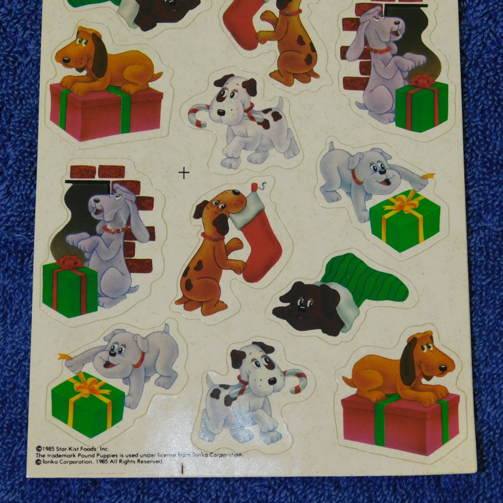 LOT OF 10 Vintage 1985 Jerky Treats Dog Snacks Pound Puppies 12 Stickers Sets