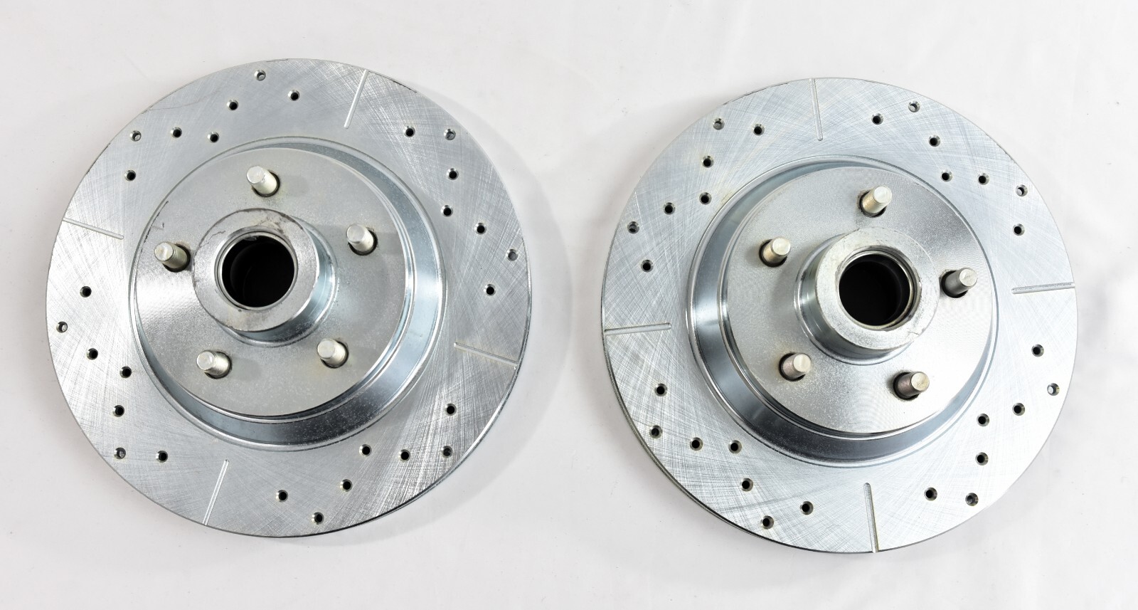 57 58 59 60 Ford full size power front disc brake conversion drilled slotted