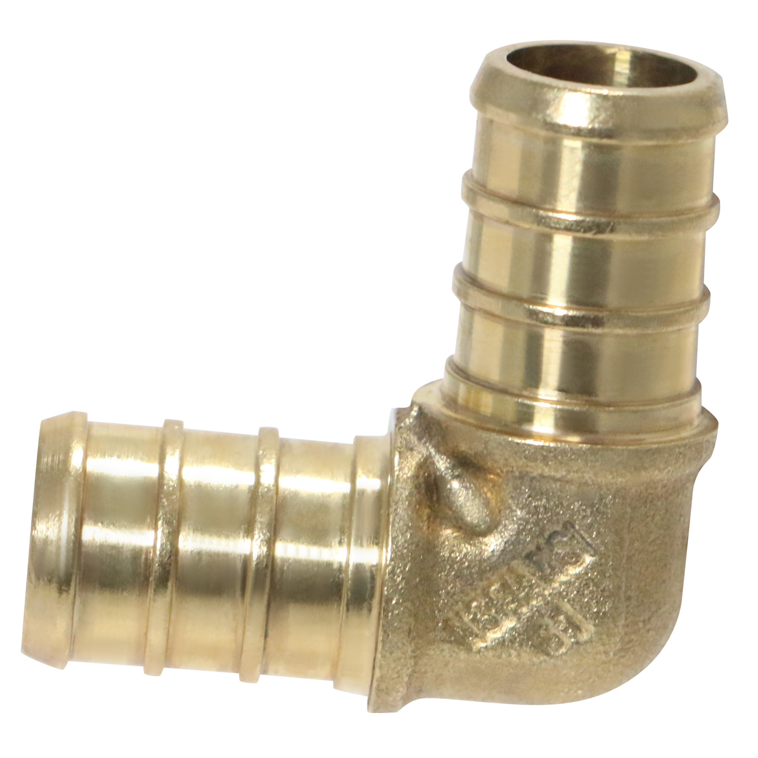 10 Pcs XFITTING 1/2" PEX ELBOW - BRASS CRIMP FITTINGS (LEAD-FREE)