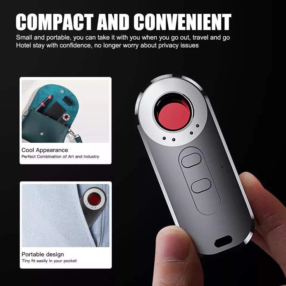 Mini Camera Detector GPS Tracker Finder Scanner Anti-Tracked Bug Prevent Monitor